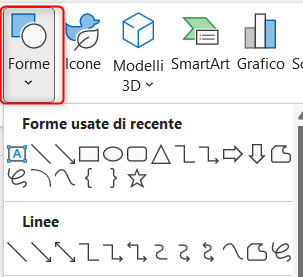 Menu Forme