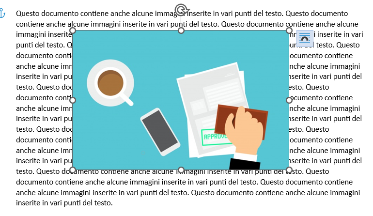 Disposizione ravvicinato